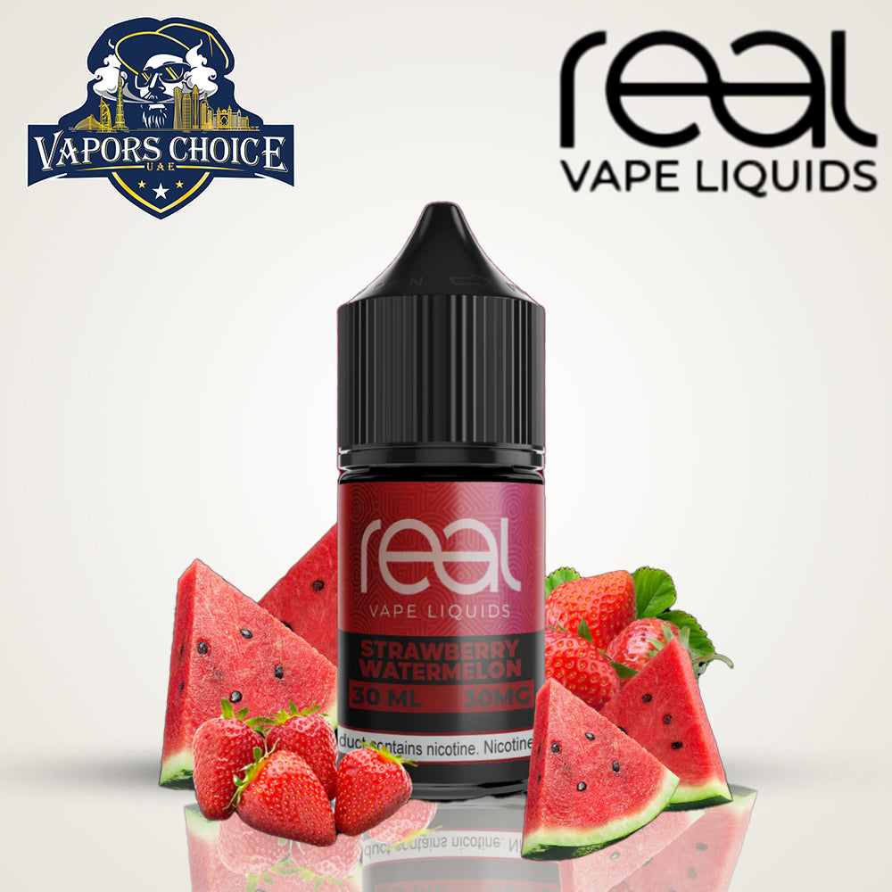 REAL VAPE  30ML SALTNIC Strawberry Watermelon UAE Ajman